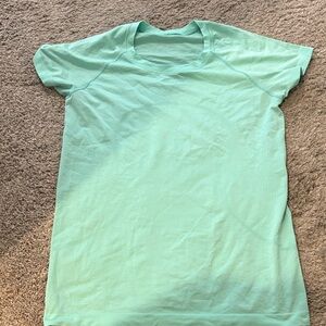 lululemon athletica Short Sleeve Tee in Mint Green